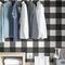 Wallpops Charcoal Farmhouse Plaid Peel & Stick Wallpaper